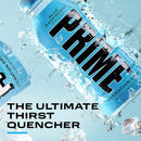 PRIME Hydration BLUE RASPBERRY, Sports Drinks, Electrolyte Enhanced for Ultimate Hydration , 2g Of Sugar, 16.9 Fl.oz, 12 Pack