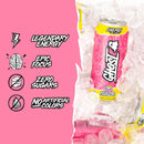 GHOST Energy Drink 12-Pack, Sour Pink Lemonade, 16oz Cans - 200mg of Natural Caffeine, L-Carnitine & Taurine