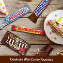 Mars M&M'S, SNICKERS, 3 MUSKETEERS, SKITTLES & STARBURST Variety Pack Full Size Bulk Candy Assortment, 56.11 oz, 30 Count
