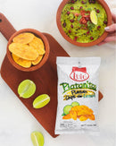 LULU Plantain chips with lemon - Healthy snack - Plantains chips - Plantain chips individual bags - Whole 30 snacks - Plantain chips lime - Healthy plantain chips - Tostones plantain press - Whole food - Lime chips - Plantains fresh - Bulk chips