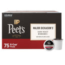 Peet's Coffee Major Dickason's Blend, Dark, Keurig K-Cup Pods, 75 ct