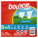 Bounce Dryer Sheets, Outdoor Fresh, 160-count, 2-pack					 																					Bounce Dryer Sheets, Outdoor Fresh, 160-count, 2-pack