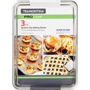 Tramontina PROLINE 3 Pack Baking Sheets (13x9.5in) Commercial Quality- Restaurant Grade