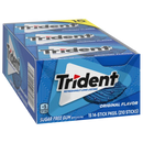 Trident Sugar Free Gum, Original, 14 Pieces, 15 ct