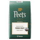 Peet's Coffee Organic French Roast Ground Coffee, Dark Roast, 2 lbs