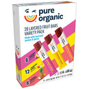 Pure Organic Layered Fruit Bars Variety Pack 28 count (Pack of 1).