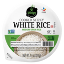 Bibigo Cooked Sticky White Rice Bowls, Medium Grain, 7.4 oz, 12 ct