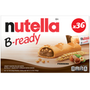 Nutella B-Ready, 36 ct,1.74 lbs