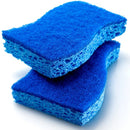 Scotch-Brite Scrub Sponges, Zero Scratch, Blue, 24 Count
