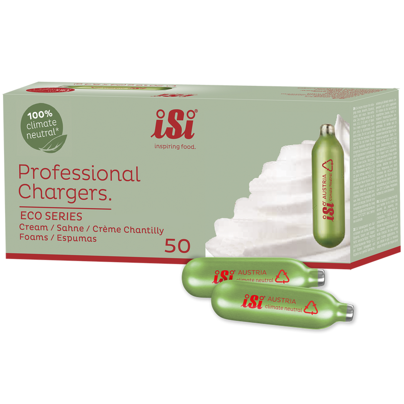 iSi Eco-Series Professional N2O Whipped Cream Chargers, 50-Pack 8.4 g
