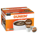 Dunkin' Donuts Original Blend Coffee, Medium Roast, Keurig K-Cup Pods, 72 ct