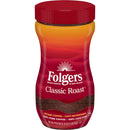 Folgers Instant Coffee Crystals, Classic, Medium Roast, 16 oz