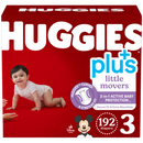 Huggies Plus Diapers, Size 3, 192 ct