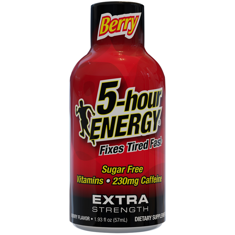 5-Hour Energy Extra Strength Beverage, Black, Berry, 46.32 Fl Oz