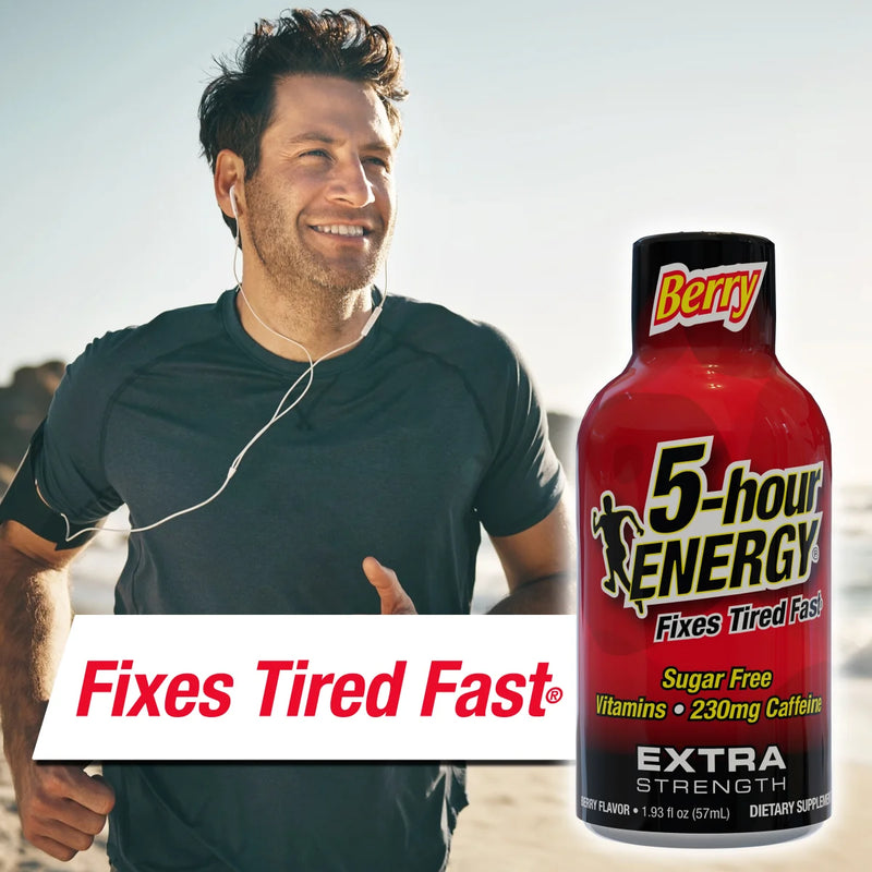 5-Hour Energy Extra Strength Beverage, Black, Berry, 46.32 Fl Oz