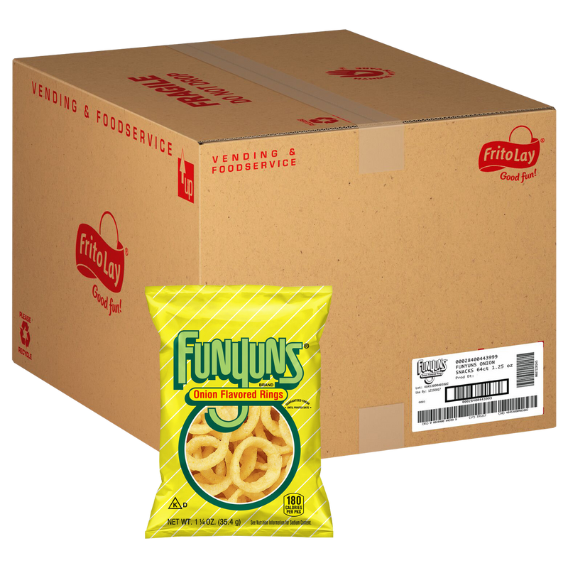 Funyuns Onion Flavored Rings, 1.25 Ounce (Pack of 64)