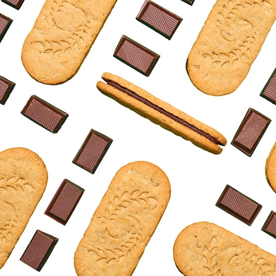 belVita Breakfast Sandwich Biscuits, Dark Chocolate Creme, 1.76 oz, 25-count