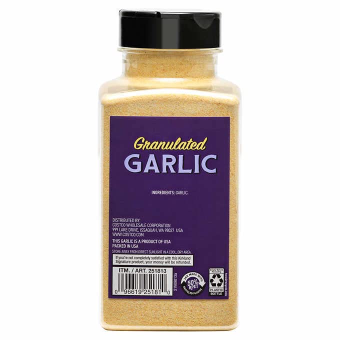 Kirkland Signature California granulated garlic, 18 oz