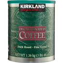 Kirkland Signature Dark Rost Fine Grind Decaf Arabica Coffee, 48 Ounce
