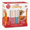 Catit Creamy Lickable Cat Treats Mega Mix, 72-count