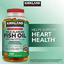 Kirkland Signature Wild Alaskan Fish Oil 1400 mg, 230 Softgels