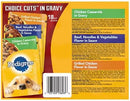 Pedigree Choice Cuts in Gravy Adult Wet Dog Food, 54 Pouch Variety Pack, Made with Real Chicken or Beef, 3.5 Ounce - 18 Count (Pack of 3)