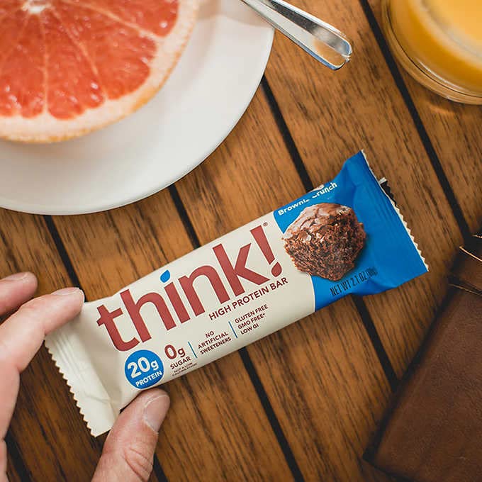 think! High Protein Bars, 20g Protein, Variety Pack, 2.1 oz, 18 ct