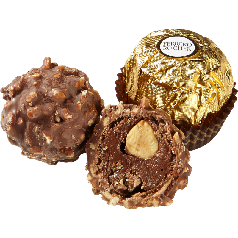 Ferrero Rocher Fine Hazelnut Chocolates, 48 Count Chocolate Gift Box, 21.2 Oz