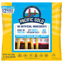 Pacific Gold Beef Jerky, Variety Pack, 1.25 oz, 12 ct