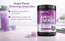 Optimum Nutrition Essential Amino Energy + Electrolytes, Grape, 1.42 lbs