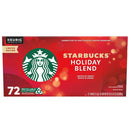Starbucks Limited Edition Holiday Blend K-Cup Pods - 72 Count