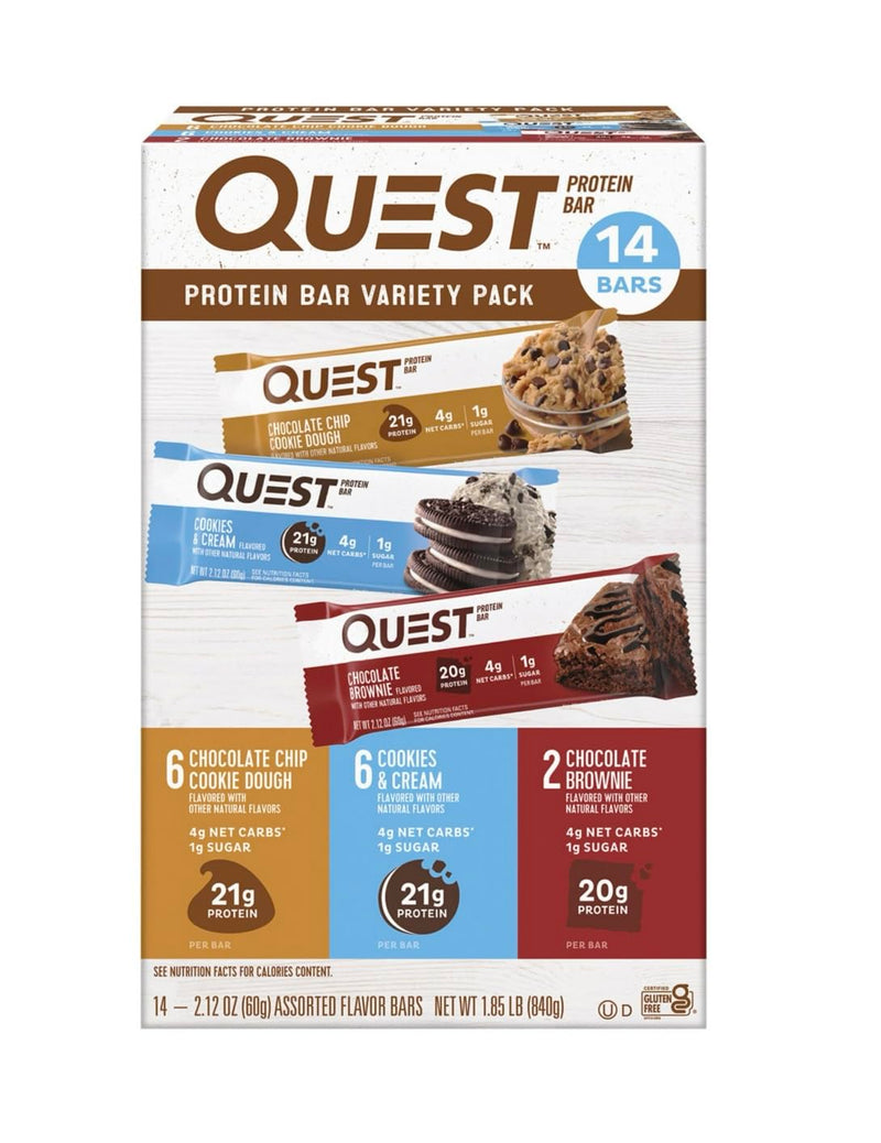 Quest Nutrition Quest Protein Powder pLYUyIP Milkshake Single Serve Pouches Chocolate Milkshake/Salted Caramel 14 Count Total