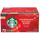 Starbucks Limited Edition Holiday Blend K-Cup Pods - 72 Count
