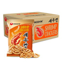 Nongshim Shrimp Crackers, Original Flavor, Crispy Baked Korean Snack, 2.6 oz Bags Pack of 20