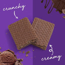 Power Crunch Protein Wafer Bars, High Protein Snacks, Triple Chocolate, 1.4 Ounce (12 Count)