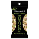 Wonderful Pistachios, Roasted And Salted, 1.25 Oz Tube, 12/box