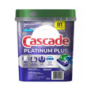 Cascade Platinum Plus ActionPacs Dishwasher Detergent Pods, Fresh Scent, 81 Count