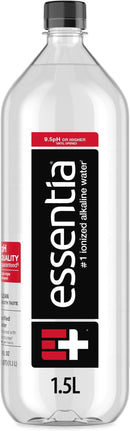 Essentia Ionized Alkaline Water, 9.5+ pH, 99.9% Pure, 12 x 1L