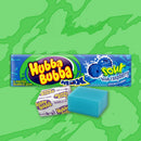 HUBBA BUBBA Bubble Gum, Sour Blue Raspberry, Chewing Gum Bulk, Sour Candy - 5 Pieces, Pack of 18