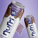 Nurri Protein Milk Shake, Chocolate Flavor, 30g Protein, 1g Sugar, 150 Calories, 10 Vitamins & Minerals, 11 fl oz Ready-to-Drink Shakes, 15 Pack