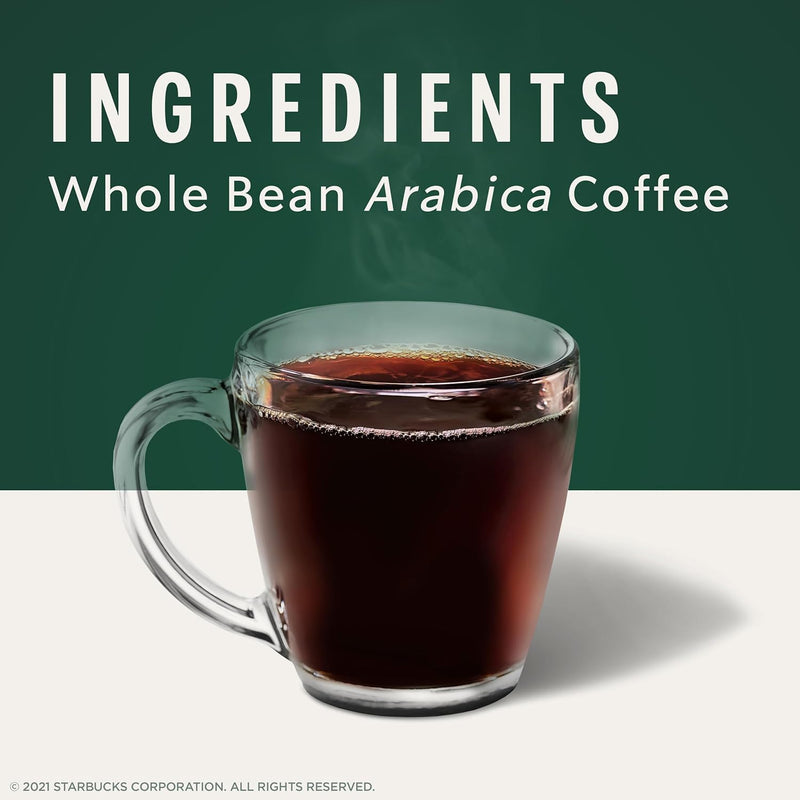 Starbucks Whole Bean Coffee, Dark Espresso Roast, 100% Arabica, 1 bag (40 oz)