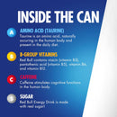 Red Bull Blue Edition Energy Drink, Blueberry, with 114mg ,12 Fl Oz, Pack of 24 Cans