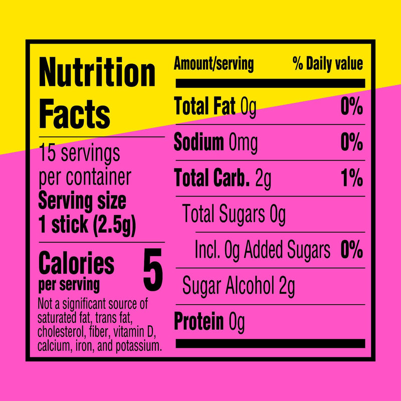 EXTRA Pink Lemonade Gum - Sugar Free , 10 Packs per Inner, Total 150 Sticks