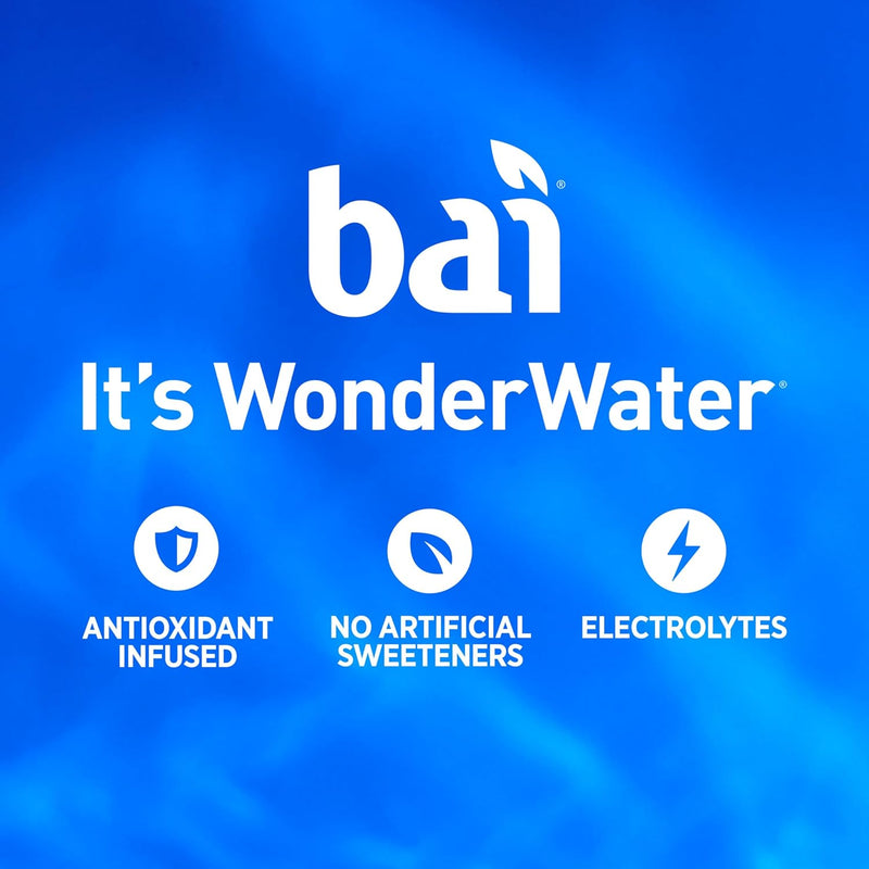 Bai Antioxidant Infused Water Beverage, São Paulo Strawberry Lemonade, with Vitamin C and No Artificial Sweeteners, 18 Fluid Ounce Bottle, 12 Pack