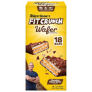 FITCRUNCH Wafer Protein Bars, 16g of Protein & 3g of Sugar (18 Bars, Chocolate Peanut Butter)
