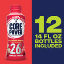 Fairlife Core Power Protein Shake, Strawberry Banana, 26g Bottle, 14oz, 12 Pack