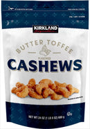Butter toffee flavored cashews