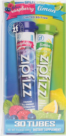 Zipfizz Healthy Energy Drink Mix, Hydration with B12 and Multi Vitamins, Blueberry Raspberry & Limon 30