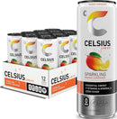 CELSIUS Sparkling Mango Lemonade, Sugar Free Energy Drink, 12 Fl Oz (Pack of 12)