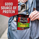 Jack Link's Beef Jerky, Jalapeno, 12g of Protein and 100 Calories, Made with 100% Beef, 1.25 Oz (10 Pack)